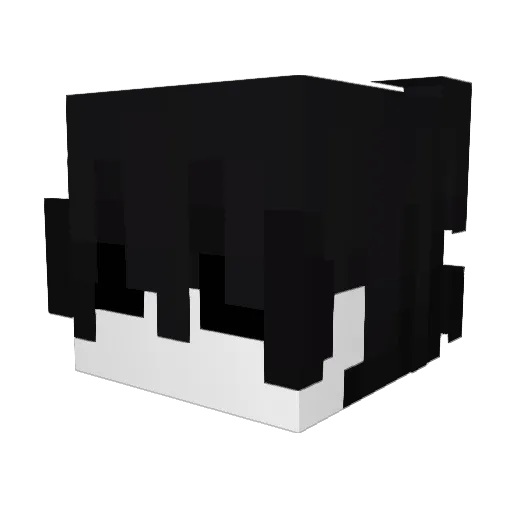 Twitch_felox Minecraft avatar head, 3D render