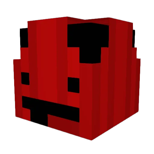 Twix__8 Minecraft avatar head, 3D render
