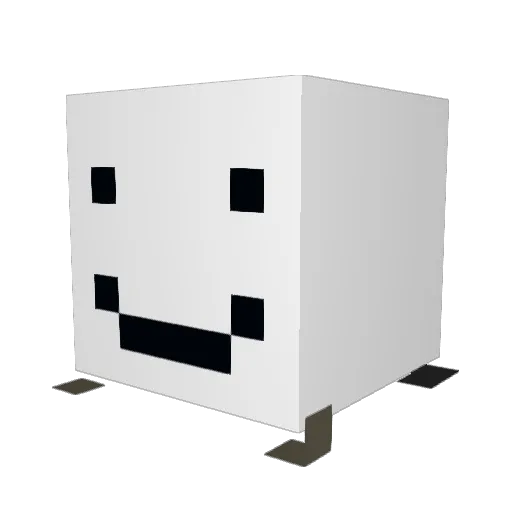 Twixxnz Minecraft avatar head, 3D render