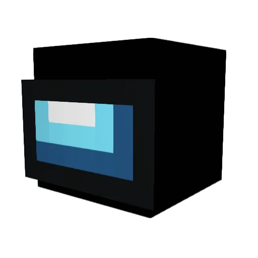 Twizles Minecraft avatar head, 3D render