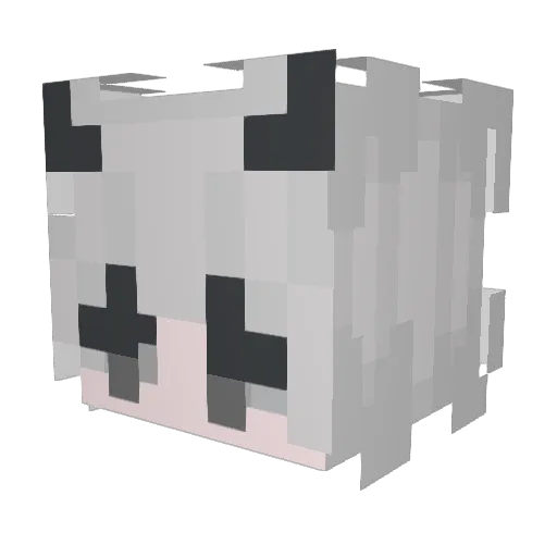 Twizom_Denis Minecraft avatar head, 3D render