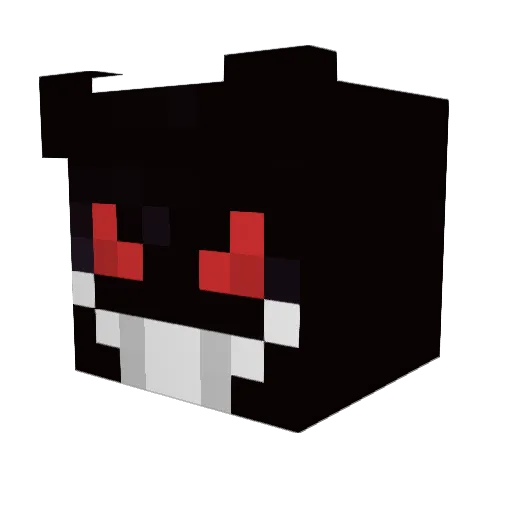 TwizzPvP Minecraft avatar head, 3D render