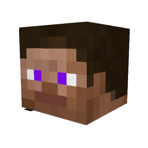 Twizzyjay7 Minecraft avatar head, 3D render