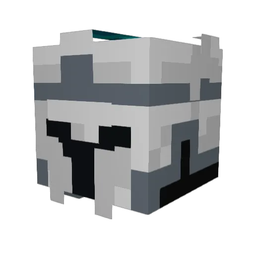 TwoKnight65 Minecraft avatar head, 3D render