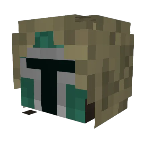 TwoTaDile Minecraft avatar head, 3D render