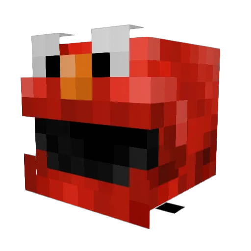 TwoTestTickles Minecraft avatar head, 3D render
