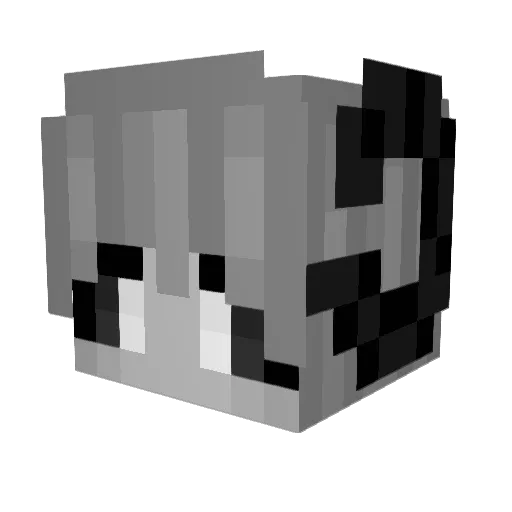 TwoTinyProblems Minecraft avatar head, 3D render