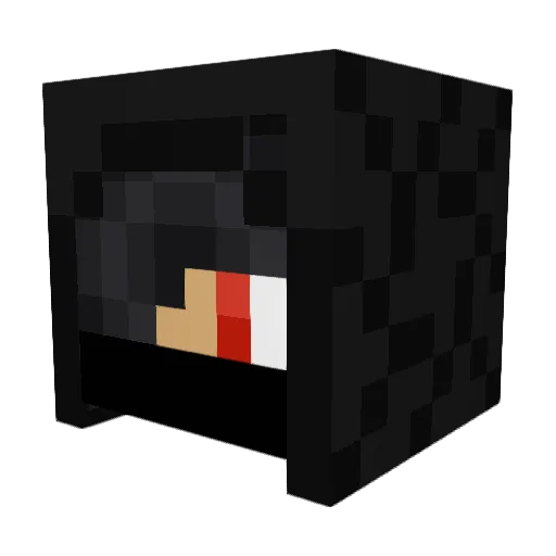Two_Milk Minecraft avatar head, 3D render