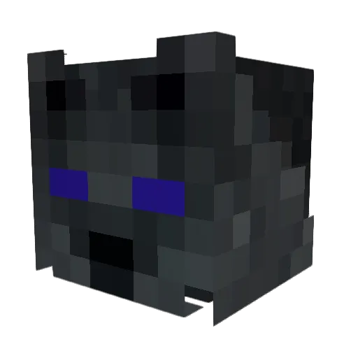 Twoan Minecraft avatar head, 3D render