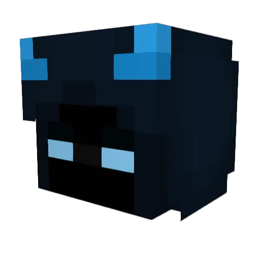 Twopoundpc Minecraft avatar head, 3D render