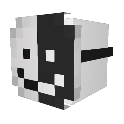 Twotime0 Minecraft avatar head, 3D render