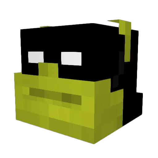 TwrPlay Minecraft avatar head, 3D render