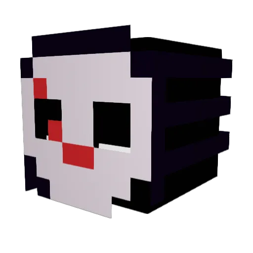 Twreyy_ Minecraft avatar head, 3D render