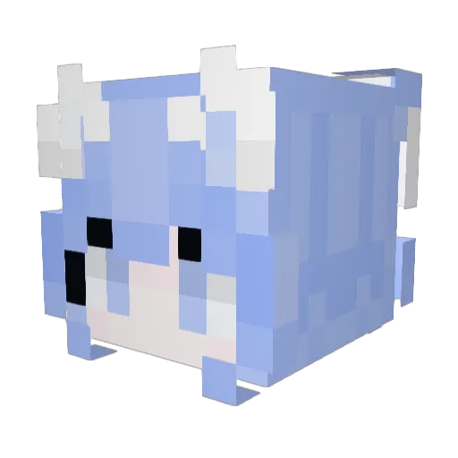 TwylaTella_MC Minecraft avatar head, 3D render