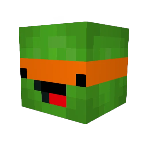 Twystzz Minecraft avatar head, 3D render