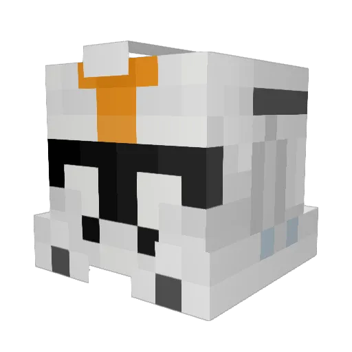 TxN_Badger Minecraft avatar head, 3D render