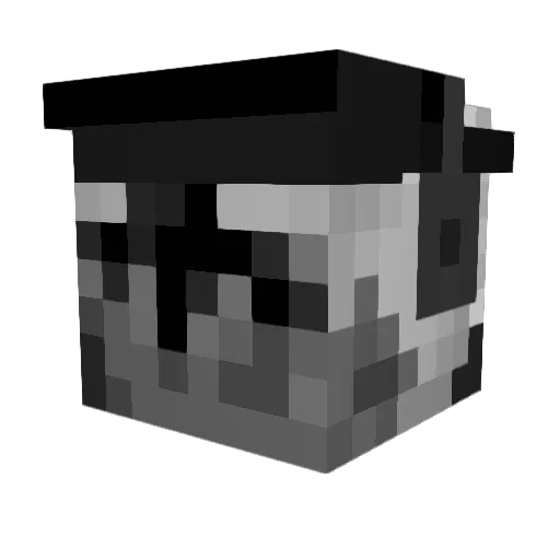 TxREDxT Minecraft avatar head, 3D render