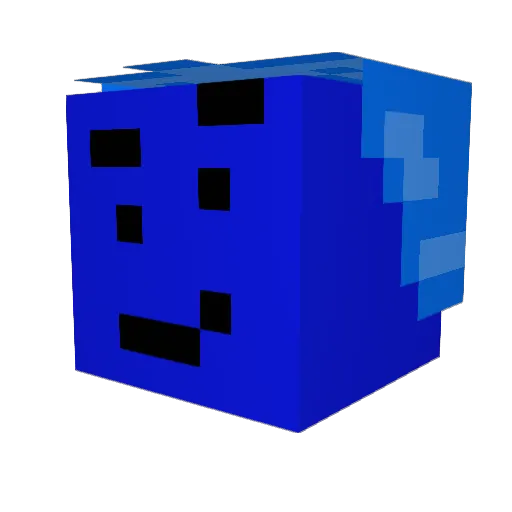 TxRxN Minecraft avatar head, 3D render