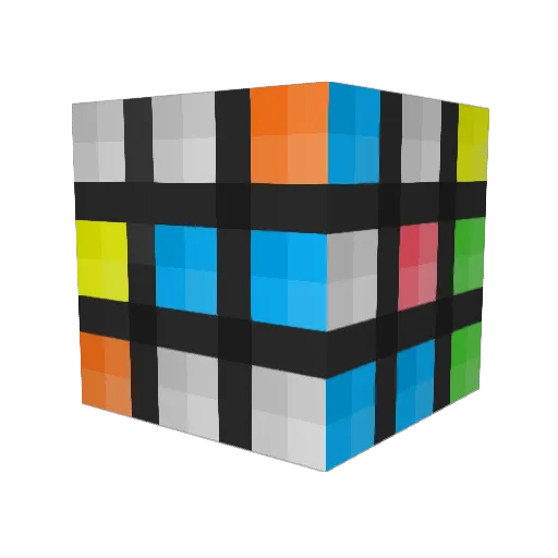 Tx_K Minecraft avatar head, 3D render
