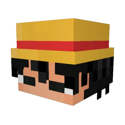 Txbyxx Minecraft avatar head, 3D render