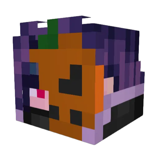 Txc_K Minecraft avatar head, 3D render