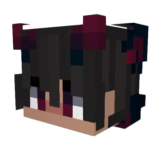 TxeLoxrd Minecraft avatar head, 3D render