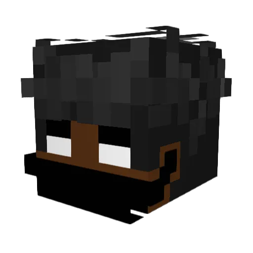 Txey Minecraft avatar head, 3D render