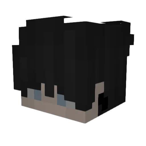 Txger Minecraft avatar head, 3D render