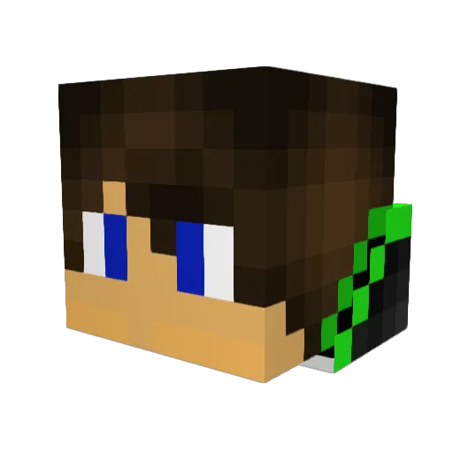 TxiSoul Minecraft avatar head, 3D render