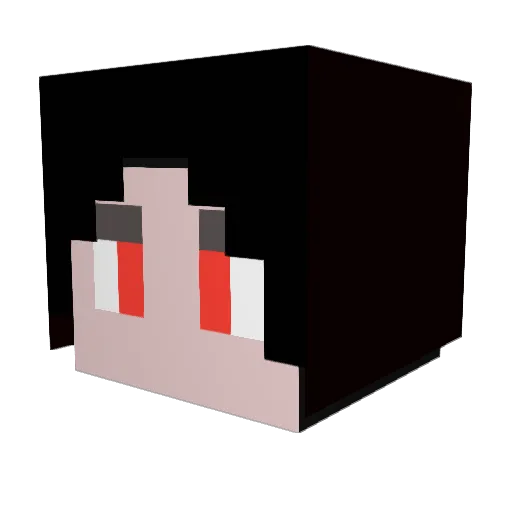 TxlJulyJUJU Minecraft avatar head, 3D render