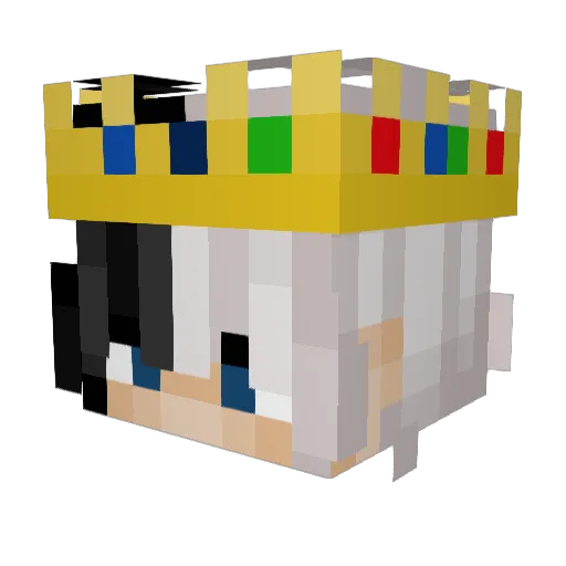 Txm4ki Minecraft avatar head, 3D render