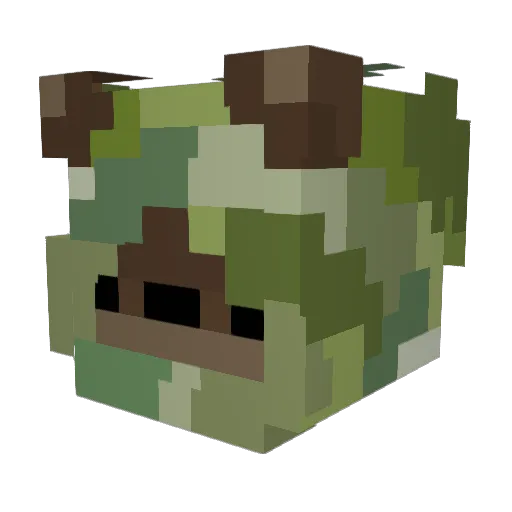 Txoni Minecraft avatar head, 3D render