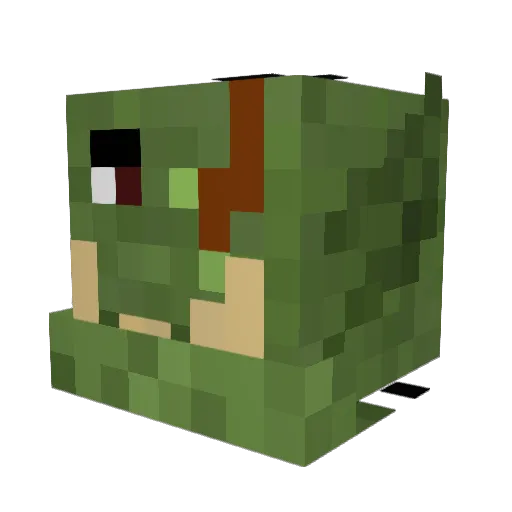 Txus Minecraft avatar head, 3D render