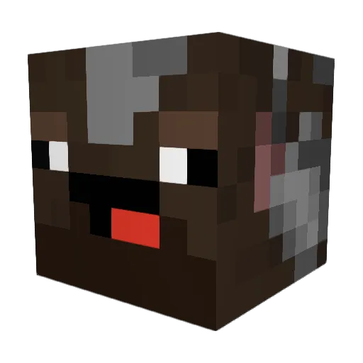 Txvi_ Minecraft avatar head, 3D render