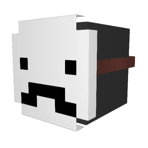 Txyz_0 Minecraft avatar head, 3D render