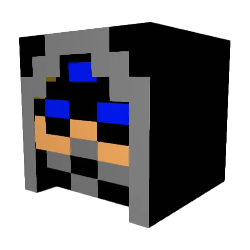 TyBlaze Minecraft avatar head, 3D render