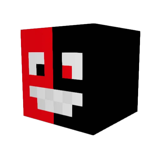 TyFyy Minecraft avatar head, 3D render