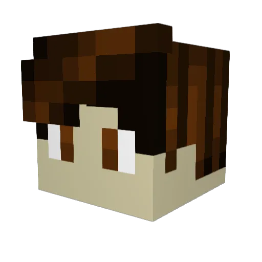 TyKing13 Minecraft avatar head, 3D render