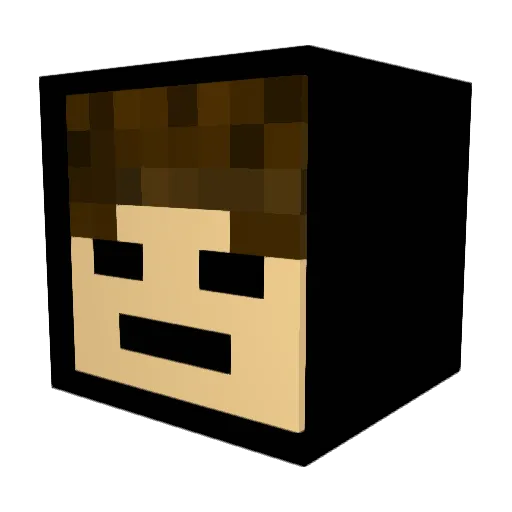 TyPro94 Minecraft avatar head, 3D render