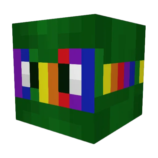 TyRanisorus Minecraft avatar head, 3D render