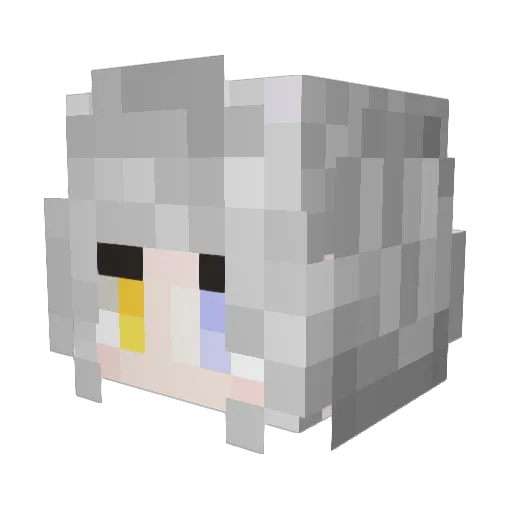 TyRwD Minecraft avatar head, 3D render
