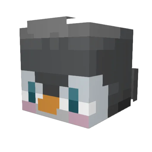 TyShade Minecraft avatar head, 3D render