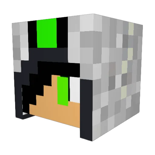 TyStar343 Minecraft avatar head, 3D render