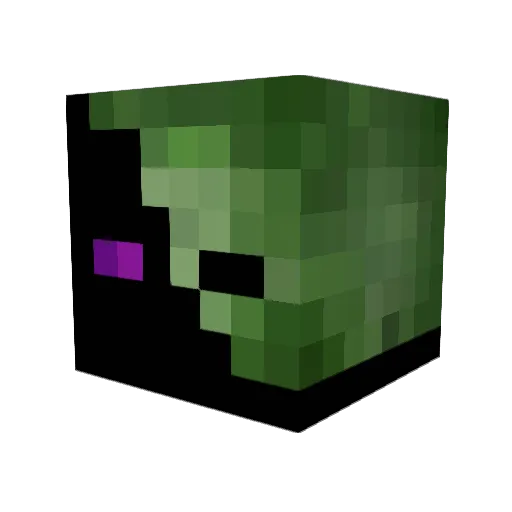 TyTythezombie Minecraft avatar head, 3D render