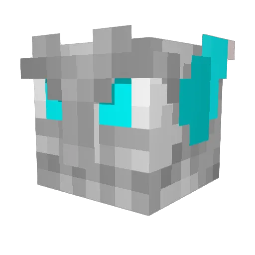 Ty_69 Minecraft avatar head, 3D render