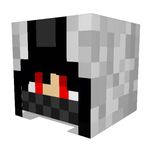 Ty_Ky Minecraft avatar head, 3D render