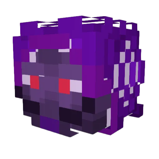 Tybeuf Minecraft avatar head, 3D render