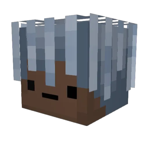 TybooDD Minecraft avatar head, 3D render