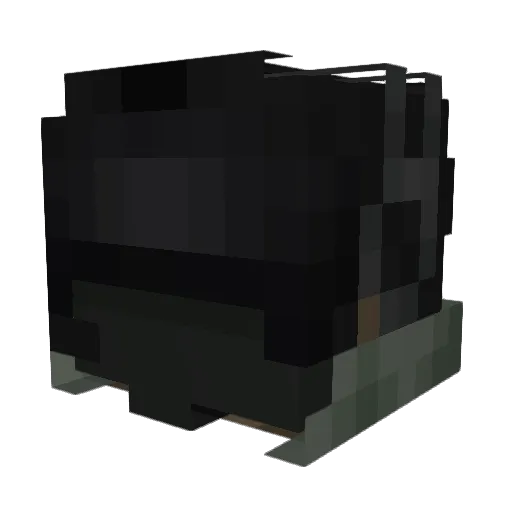 Tycanite Minecraft avatar head, 3D render