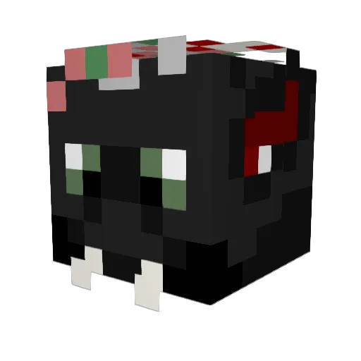 Tycipreyll Minecraft avatar head, 3D render